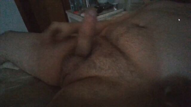 Man Touching himself and Jerking off