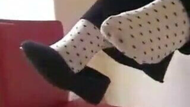 Polka Dot Socks and Flats Vore