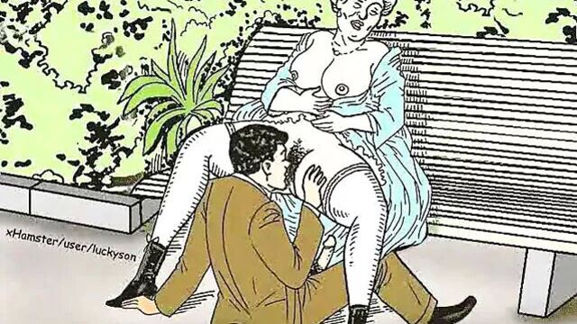 Grannies Annealing! Porn cartoon collection