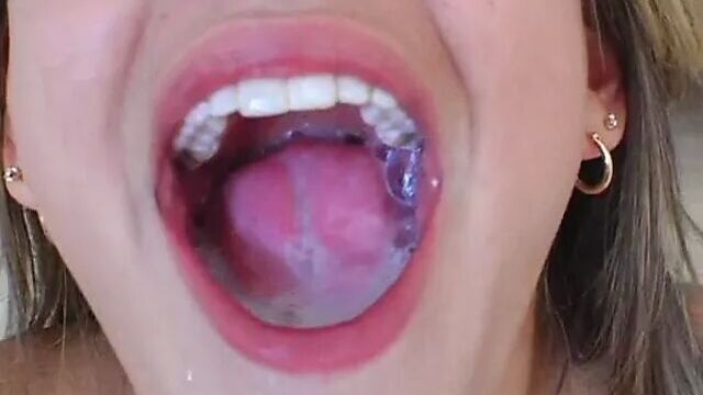 Eww! I swallowed a big load!