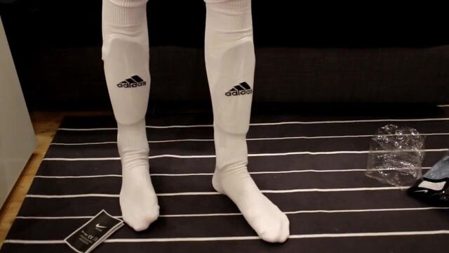 Fun in new Adidas socks & Nike shin guards