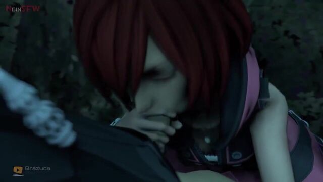 Kairi enjoying her Time with Axel!