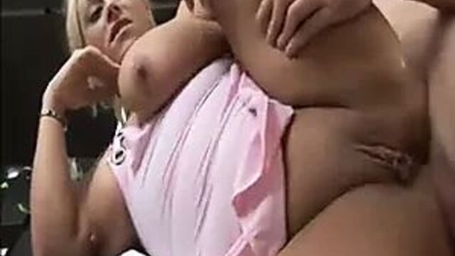 British blondes anal gangbang party in a hotel