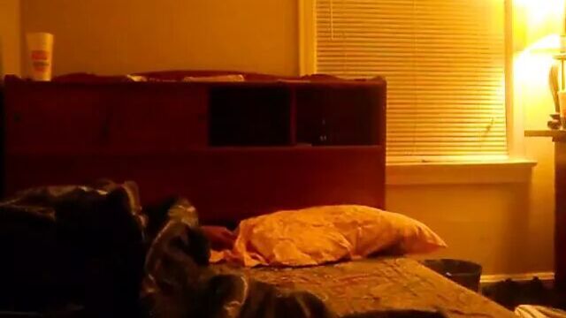 Wife Masturbating Inside Night Bed Near Husband