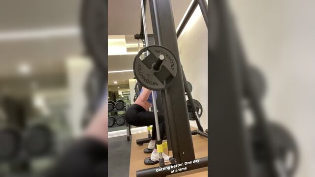 Lindsey Vonn workout 2-4-2020