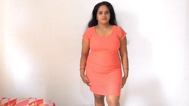 Horny Indian Stepmom Disha Strip Teasing & Riding on Me.