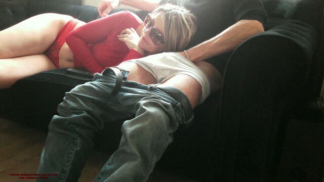 FRESH 47 year old 100% amateur mom surprised takes stepson's cock she swallows