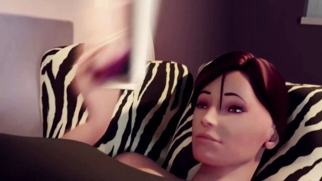 Futanari Laurene Gets Erection (Animation With Sound)