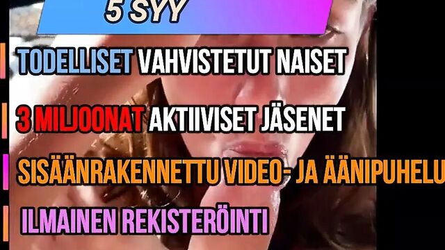 FINNISH - HOT GIRL DEEPTHROATING ISO DICK JA NIELEE