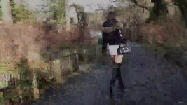 PUBLIC Sexy mini skirt & overknee boots Gianmarco lorenzi