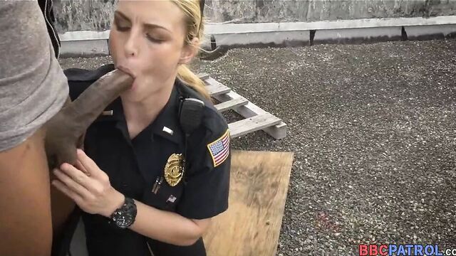 Black dick on the rooftop