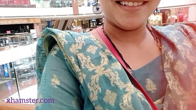 Sangeeta Goes To A Mall Unisex Toilet And Gets Horny While Pissing And Farting (Telugu Audio)