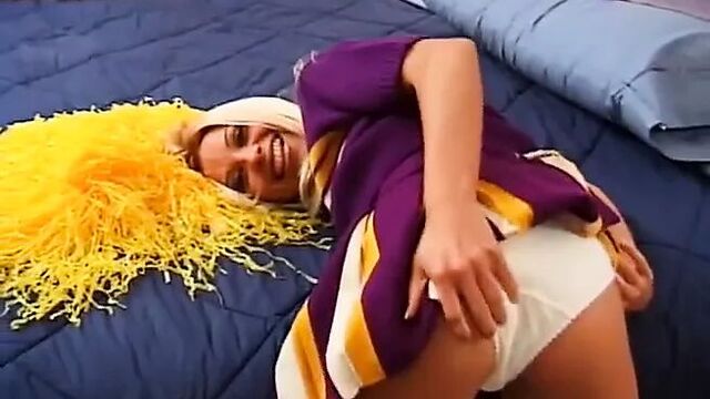 Cheerleader Sshhh My step moms in the other room