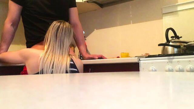 Husband caught his wife cheating while she was sucking dick