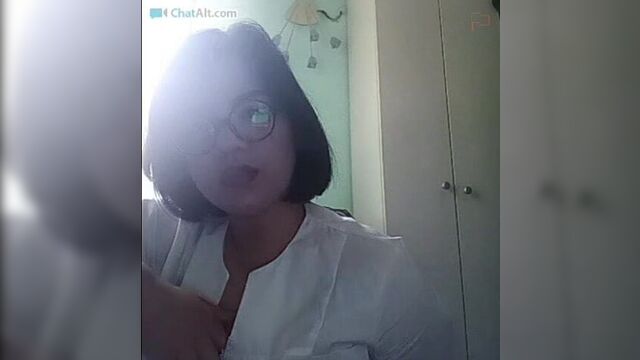 Nurse masturbates at work