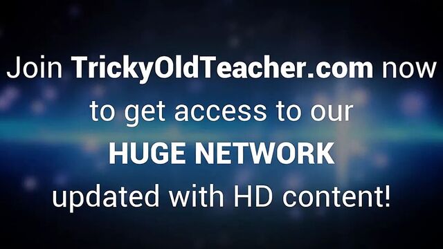 Tricky Old Teacher - Busty brunette cutie