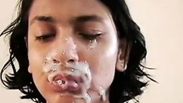 Cheap street hooker takes big load (7)