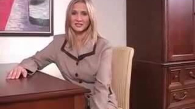 Hot Wife Rio Takes One On The Desk!