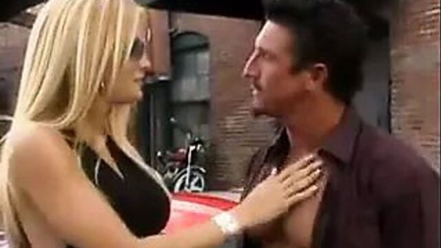 Jessica D give hot blowjob by hot car