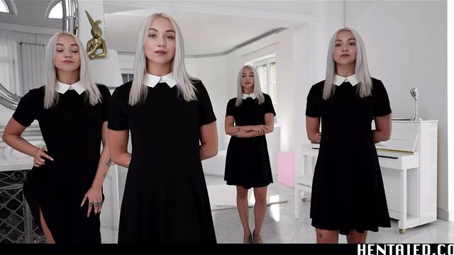 Real Life Hentai - The Hot Lily Ray & Marilyn Sugar are Masturbating the Hell out and getting Creampied