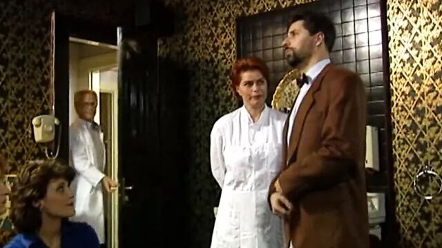 German Step Mom and Daughter at the Doctor