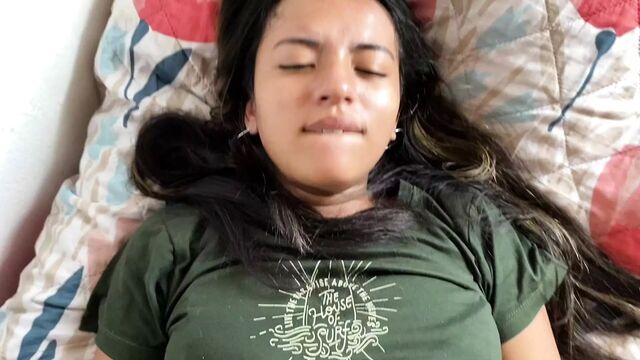 Latin sister's best friend riding like a cowgirl (POV)