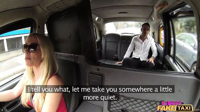 FemaleFakeTaxi Tourist introduced to taxi tradition