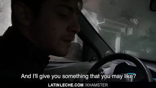 LatinLeche - Taxi driver sucks latin dick, fucked for cash