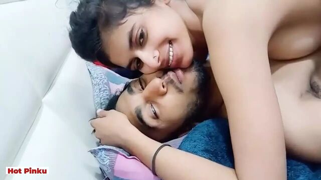 Hot Indian girlfriend fucked by boyfriend on her birthday