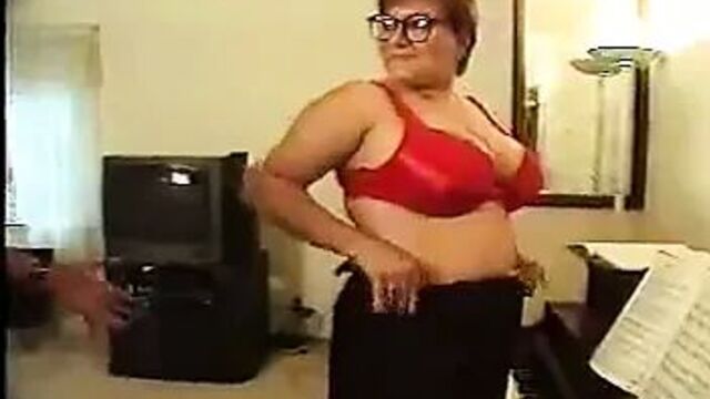 Threesome Mature Piano Teacher (BBW)