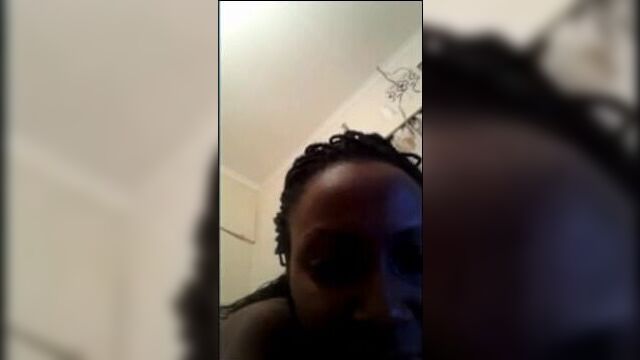 Annabelle Mba. playing with her tits