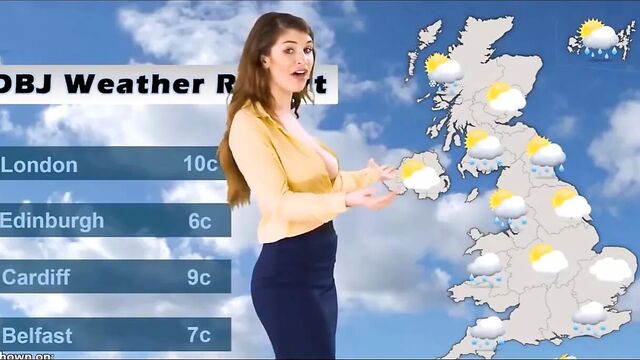 News anchor hot nip slip