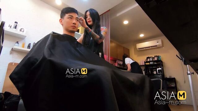 ModelMedia Asia-Barber Shop Bold Sex-Ai Qiu-MDWP-0004-Best Original Asia Porn Video