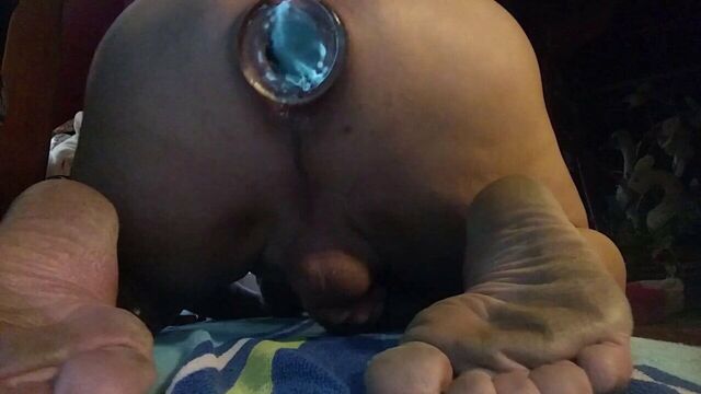 Large Glass Butt Plug