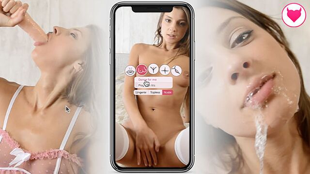 Interactive dirty blowjob with Melena Tara