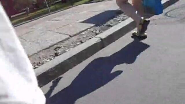 Catching big asses on the streets of Chernigov.