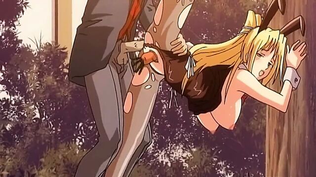 Anal action with a hot blonde student - Uncensored Hentai