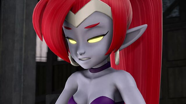 Futa Shantae Jerks Off Her Big Wiener