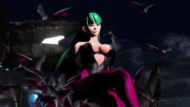 Morrigan Win Pose