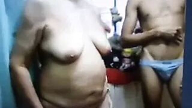 Granny and boy at play 2