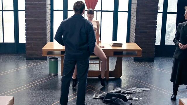 Jennifer Lawrence stripping - Red Sparrow slowed