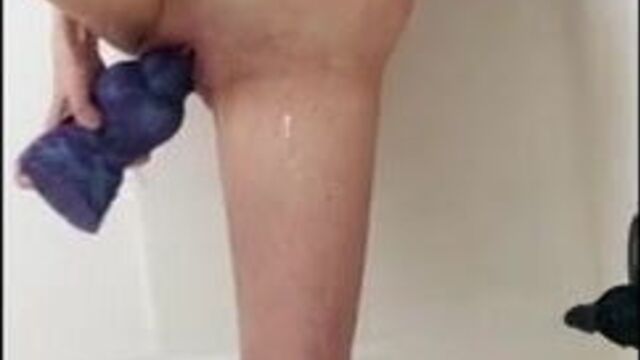 Bad Dragon toy in use